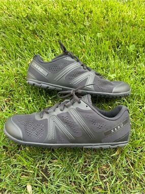 Xero Shoes Prio Men’s 8 Black Barefoot Minimalist Zero Drop Fitness Sneakers EUC
